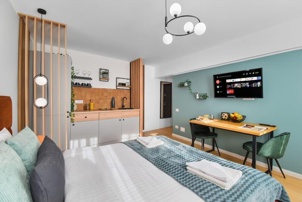 Mysa Modern Studio * Near Cismigiu Park * Netflix Bukarest Exteriör bild