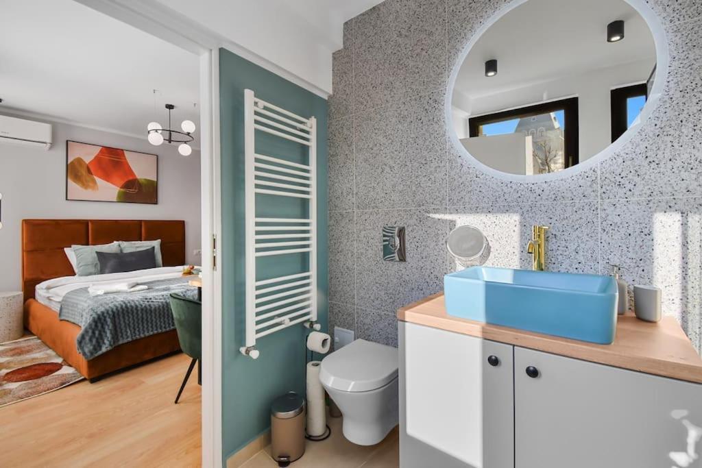 Mysa Modern Studio * Near Cismigiu Park * Netflix Bukarest Exteriör bild