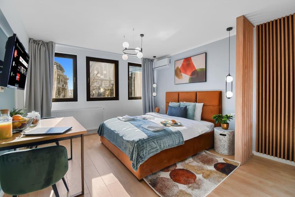 Mysa Modern Studio * Near Cismigiu Park * Netflix Bukarest Exteriör bild